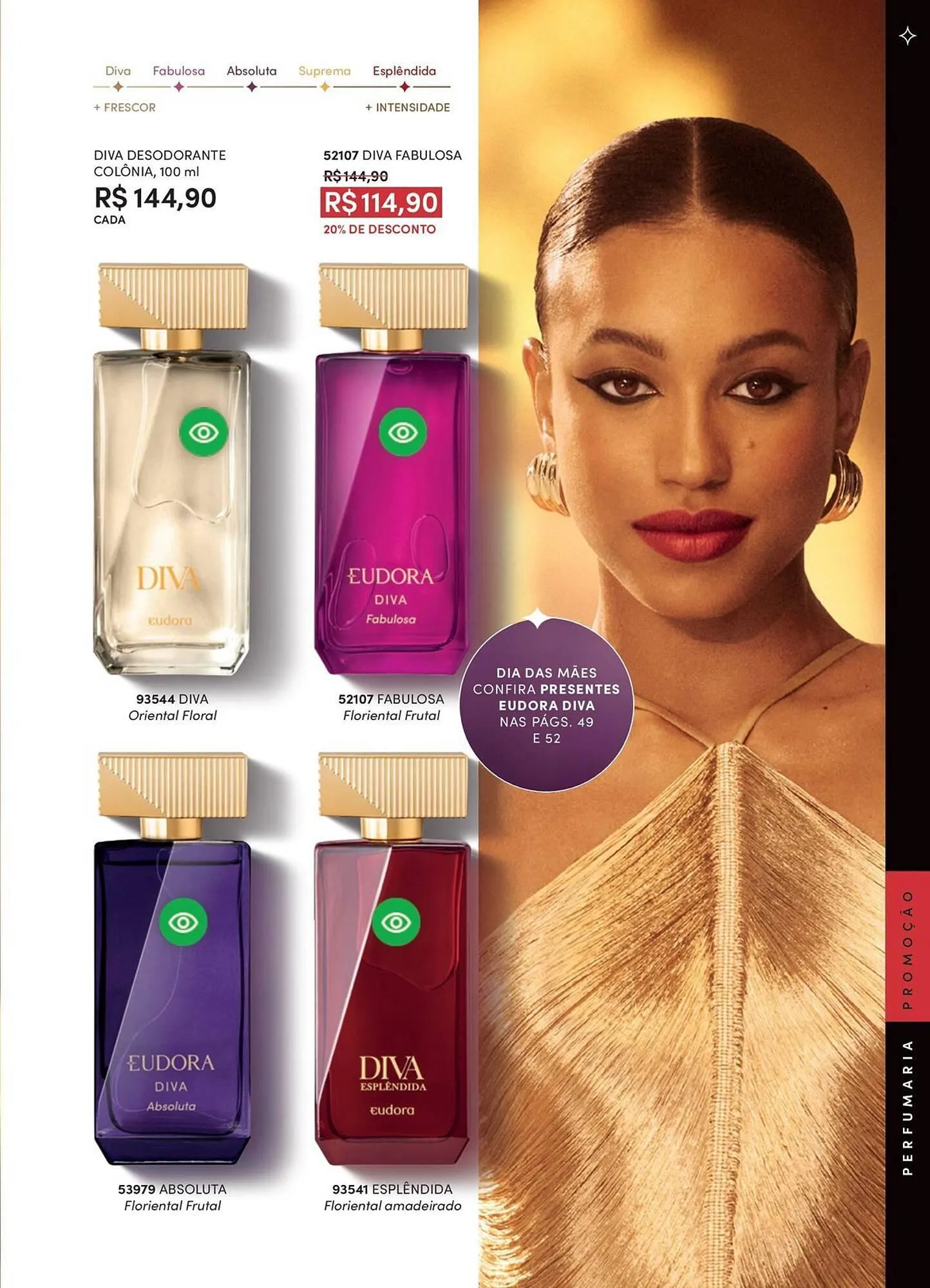 Encarte de Catálogo Eudora 1 de abril até 1 de maio 2026 - Pagina 99