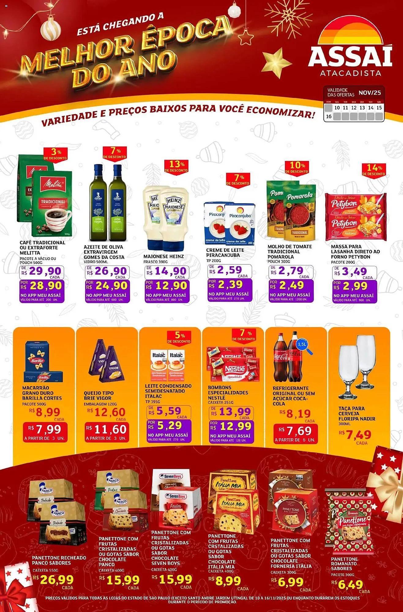 Encarte de Encarte Assaí Atacadista 10 de novembro até 16 de novembro 2025 - Pagina 1