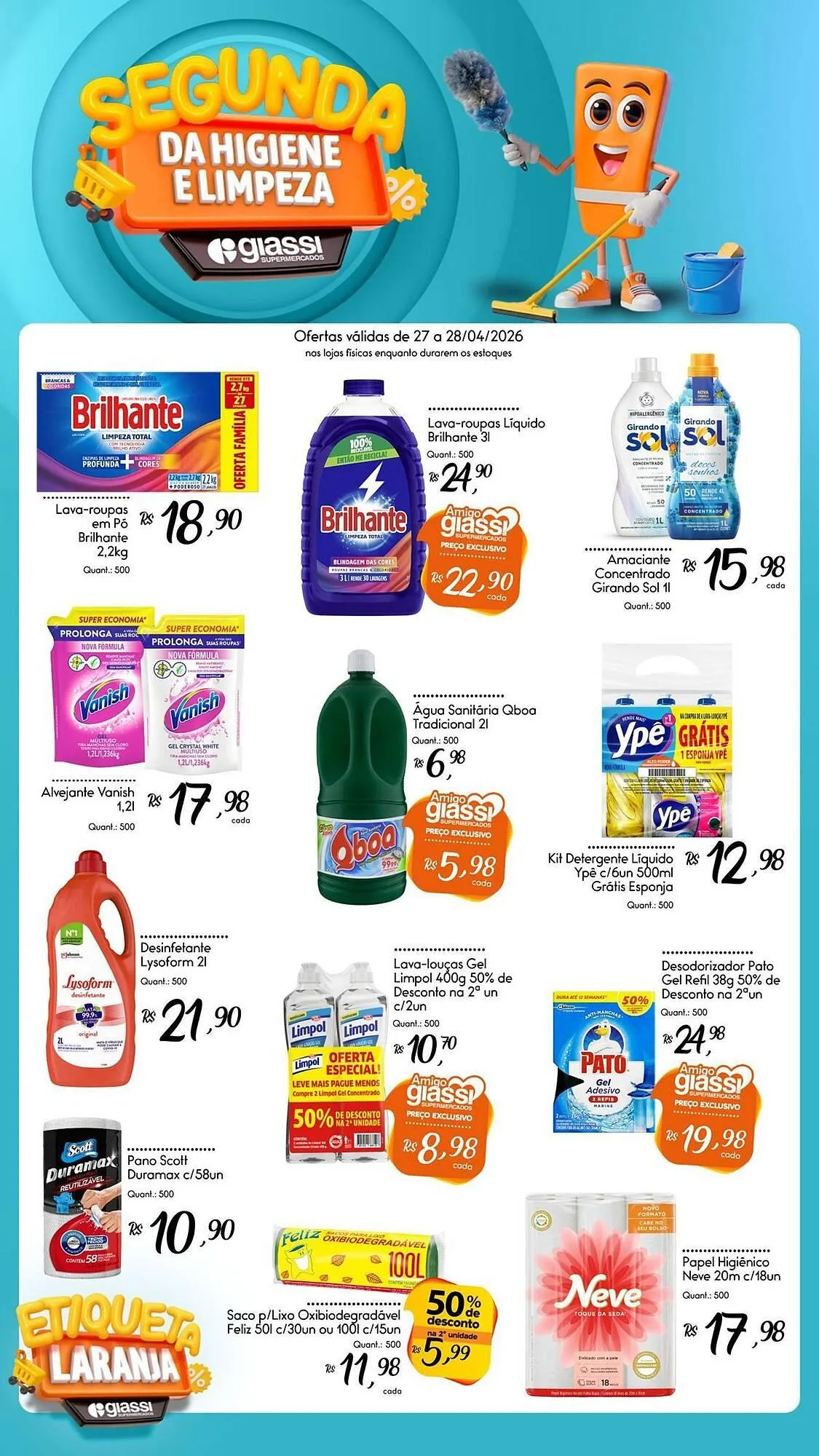 Encarte de Encarte Giassi Supermercados 27 de abril até 28 de abril 2026 - Pagina 2