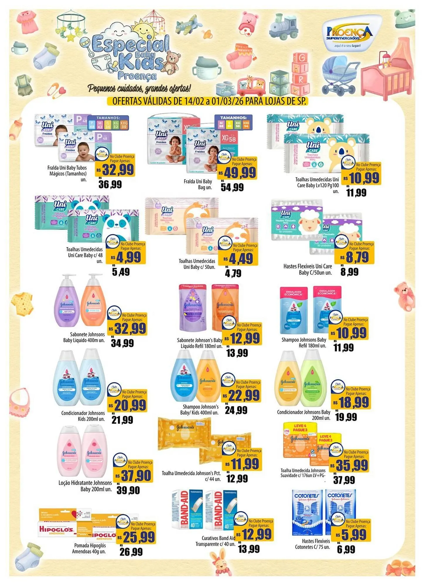 Encarte de Catálogo Proença Supermercados 14 de fevereiro até 1 de março 2026 - Pagina 1