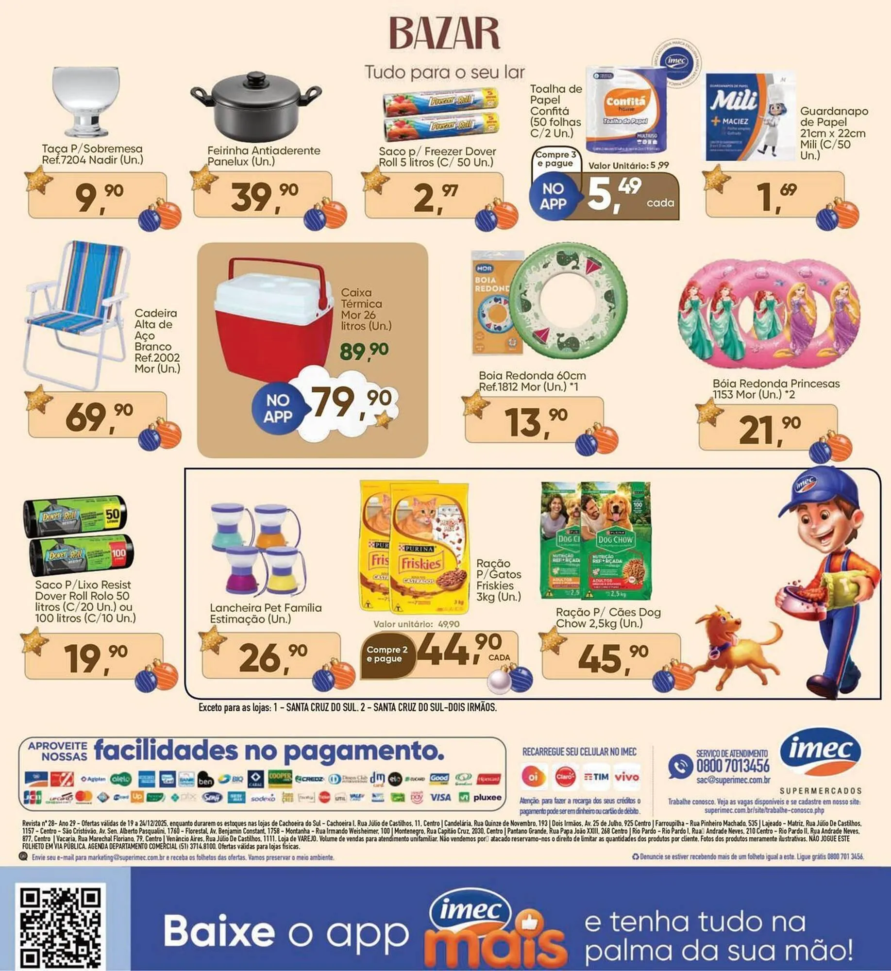 Encarte de Catálogo Imec Supermercados 19 de dezembro até 24 de dezembro 2025 - Pagina 12