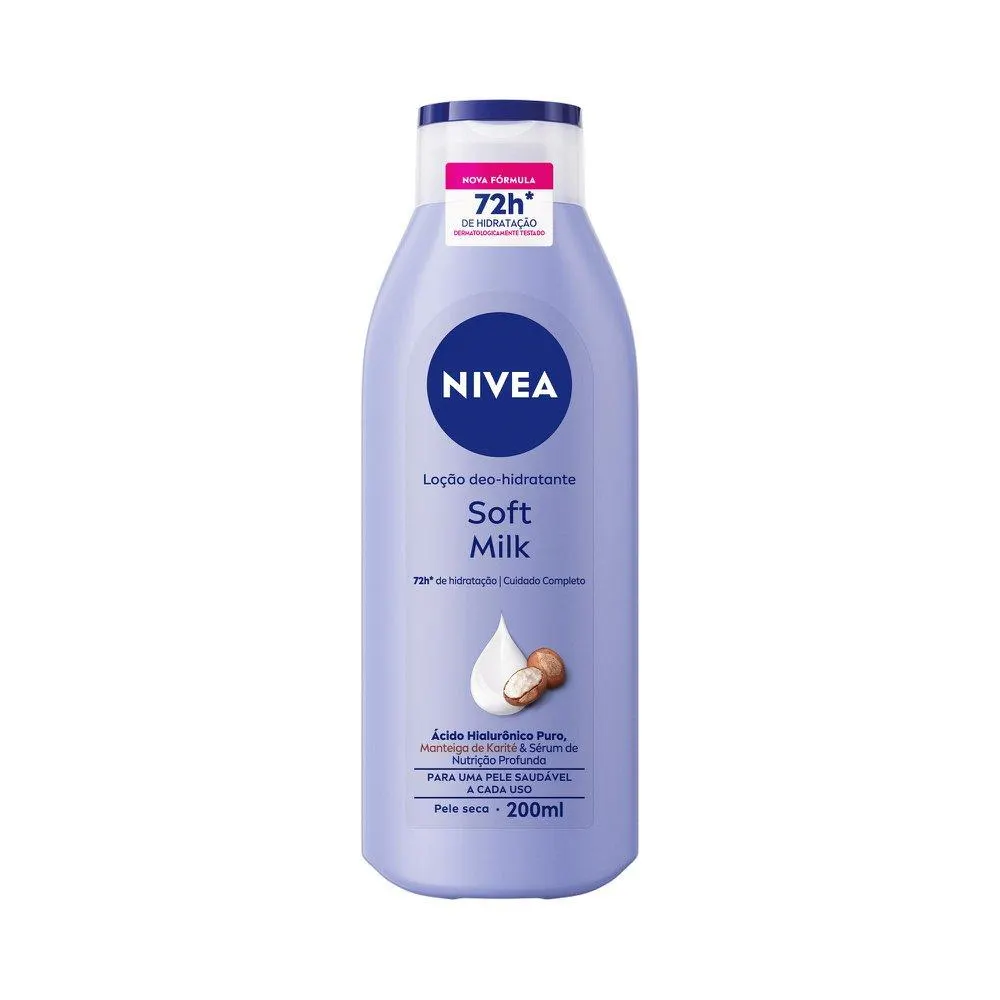 Hidratante Desodorante NIVEA Soft Milk 200ml