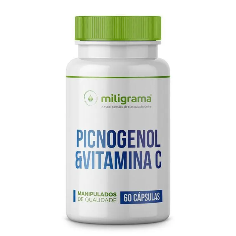Picnogenol (Pinus Pinaster) 75mg com Vit C 500mg 60 Cápsulas