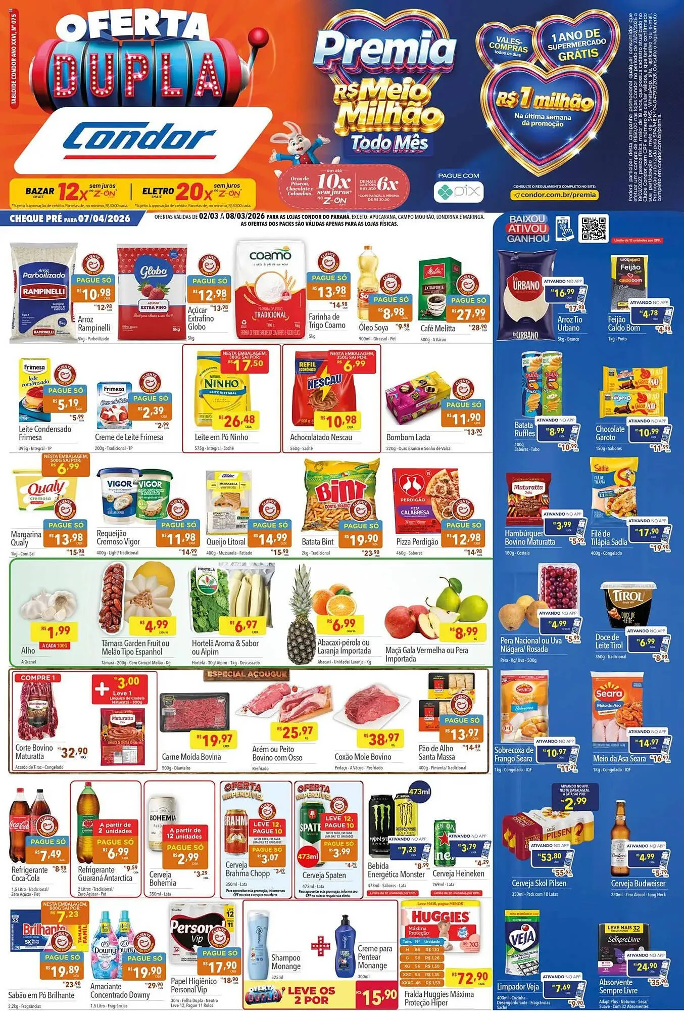 Encarte de Catálogo Supermercados Condor 2 de março até 8 de março 2026 - Pagina 1