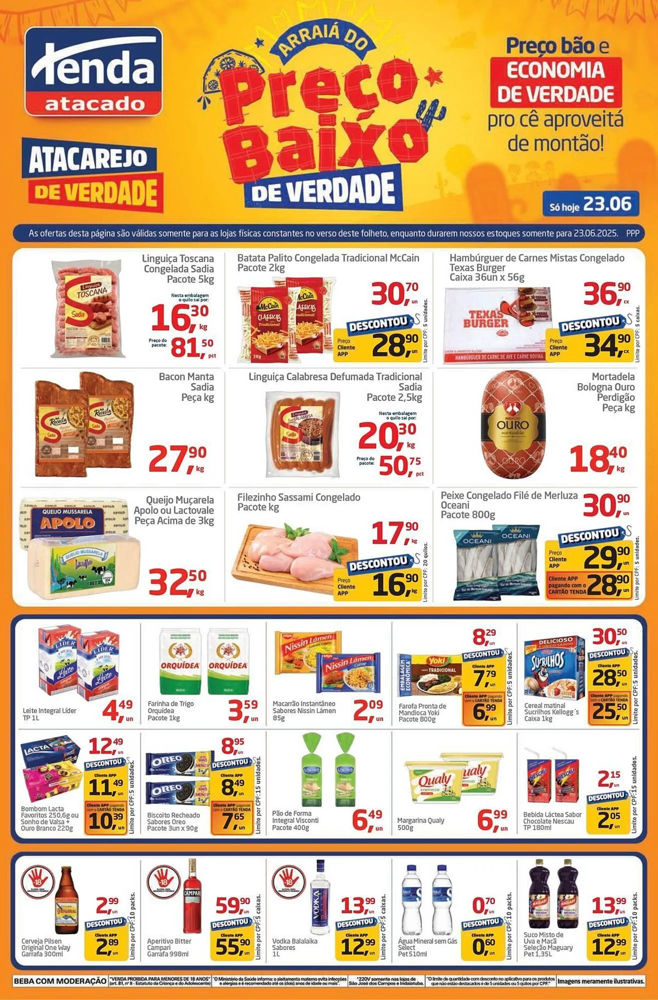 Encarte de Catálogo Tenda Atacado 20 de junho até 23 de junho 2025 - Pagina 1