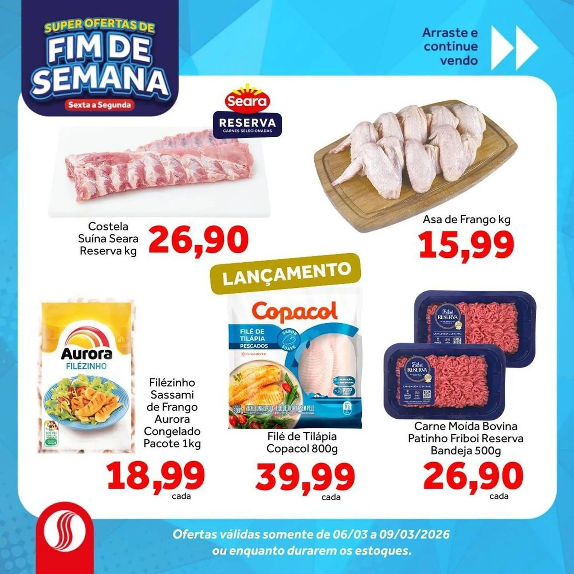 Encarte de Folheto Shibata Supermercados 6 de março até 9 de março 2026 - Pagina 1