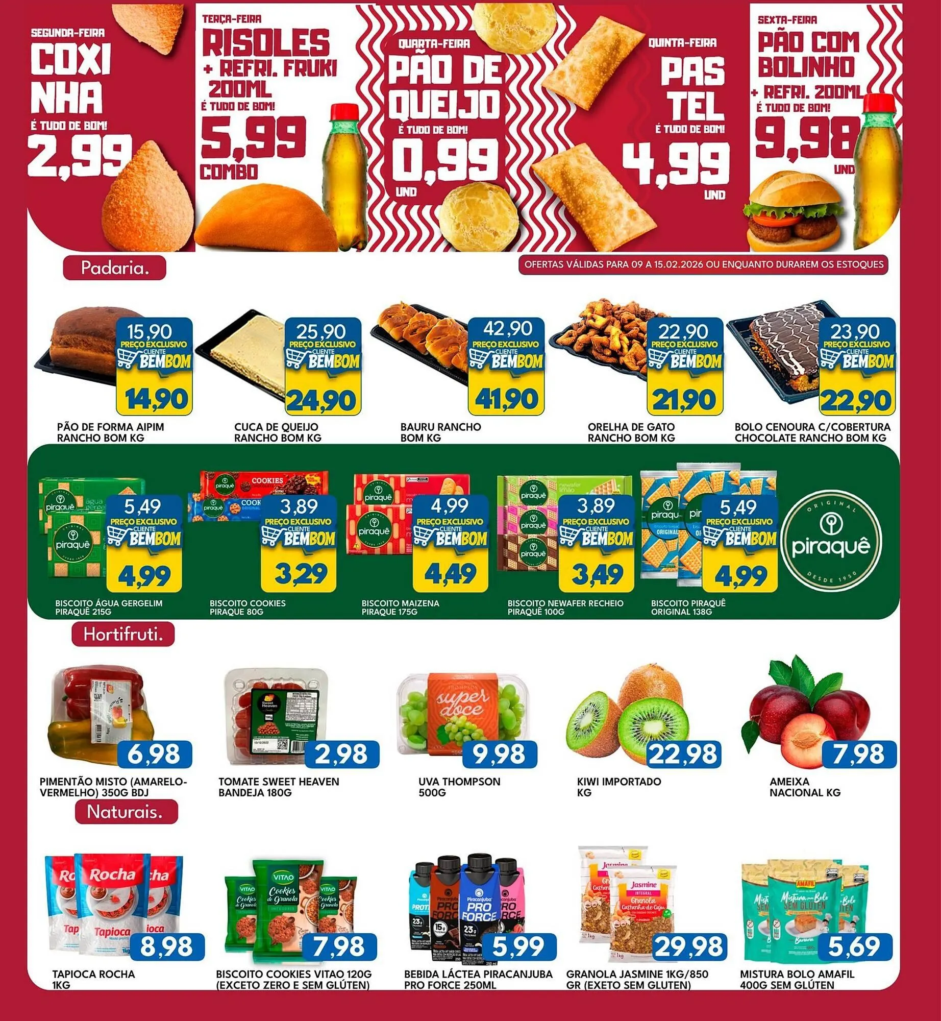 Encarte de Catálogo Rancho Bom Supermercados 9 de fevereiro até 15 de fevereiro 2026 - Pagina 4