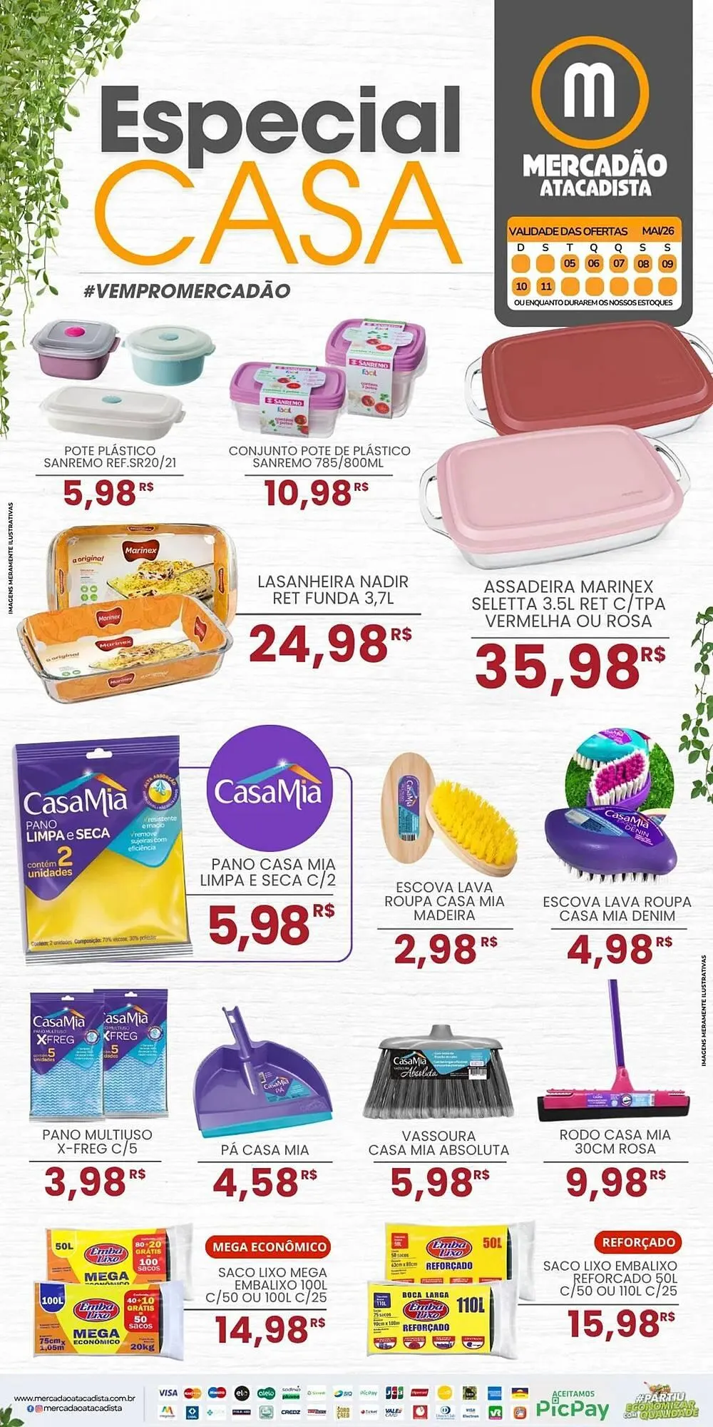 Encarte de Folheto Mercadão Atacadista 6 de maio até 10 de maio 2026 - Pagina 5