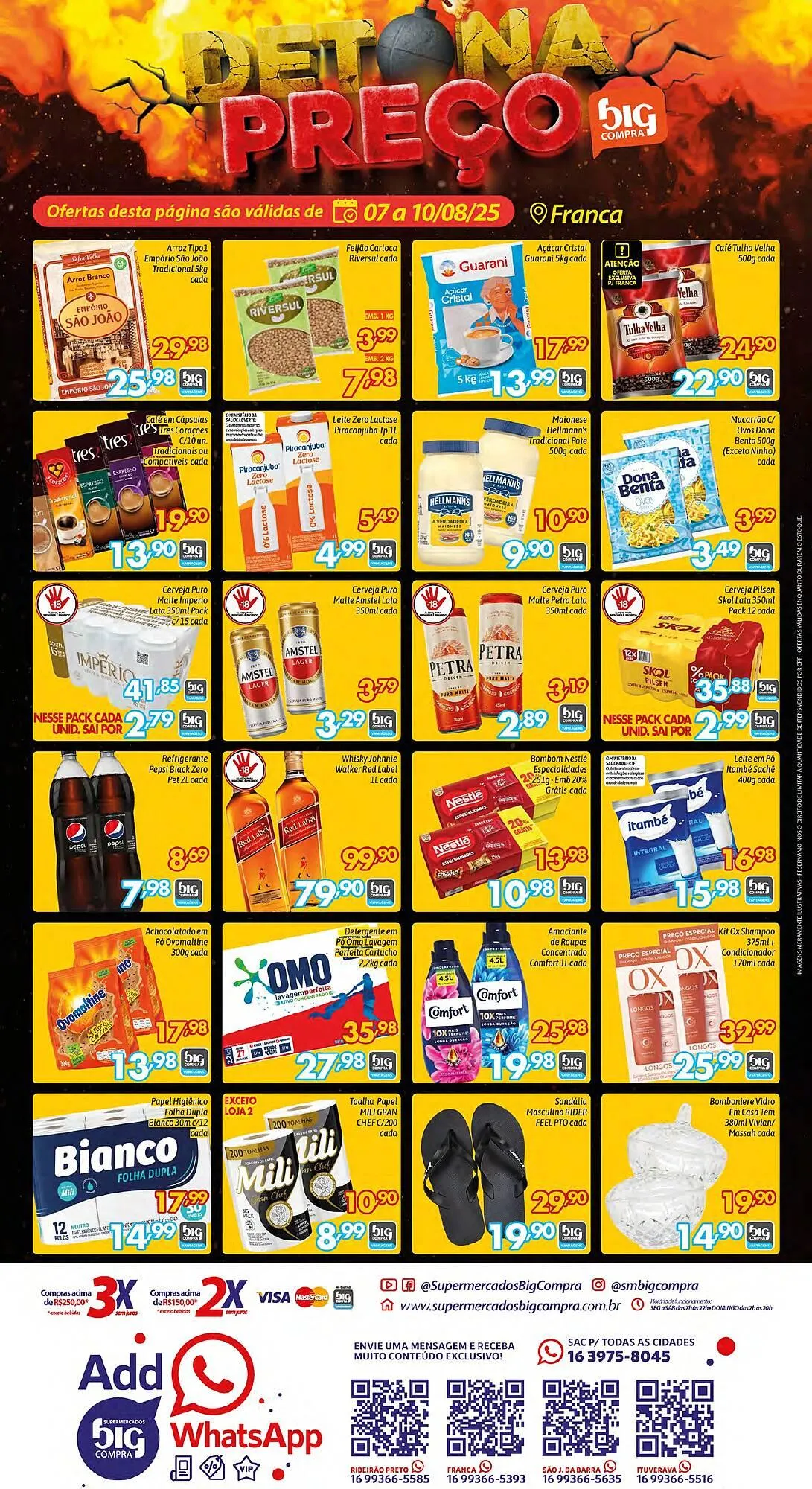 Encarte de Catálogo Supermercados Big Compra 7 de agosto até 10 de agosto 2025 - Pagina 4