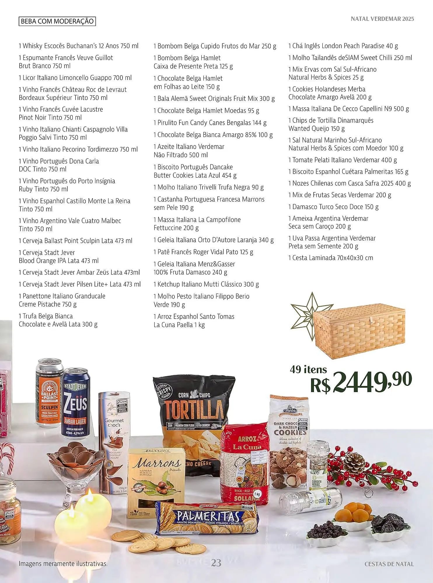 Encarte de Catálogo Verdemar Supermercado 1 de dezembro até 25 de dezembro 2025 - Pagina 23