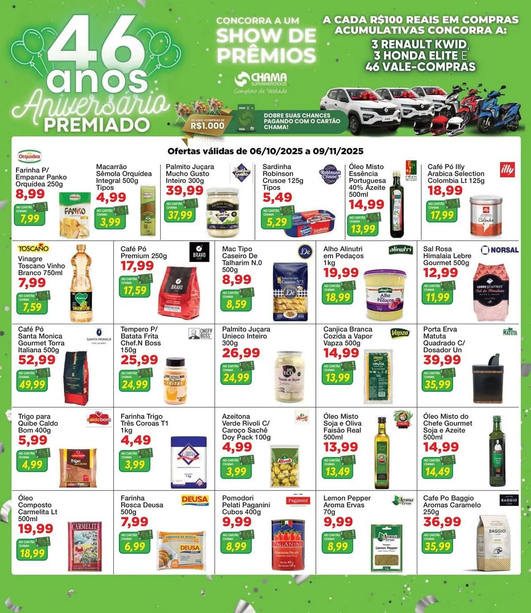 Encarte de Catálogo Chama Supermercados 6 de outubro até 9 de novembro 2025 - Pagina 15