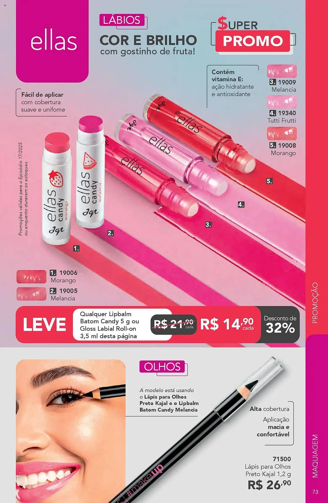 Encarte de Catálogo Jequiti 2 de dezembro até 31 de dezembro 2025 - Pagina 73