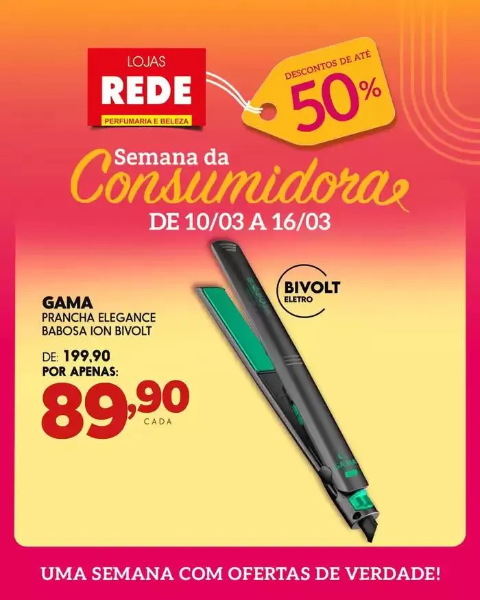 Encarte de Encarte Lojas Rede 10 de março até 16 de março 2025 - Pagina 4