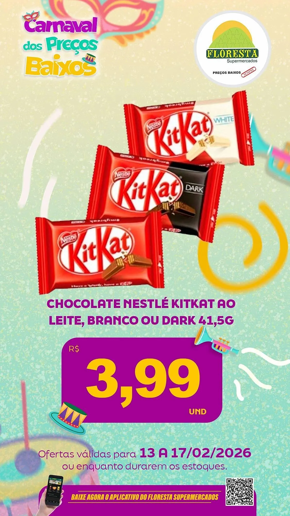 Encarte de Catálogo Floresta Supermercados 13 de fevereiro até 17 de fevereiro 2026 - Pagina 56