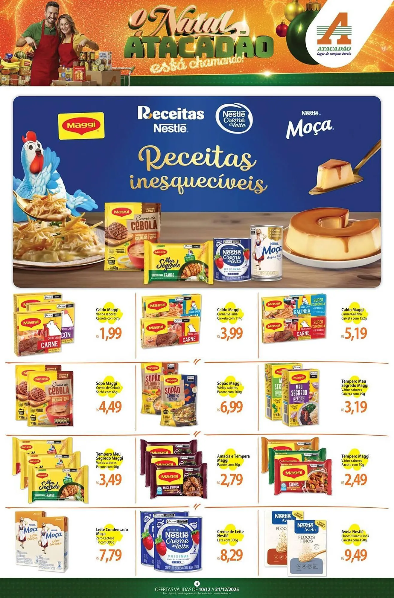Encarte de Folheto Atacadão 10 de dezembro até 21 de dezembro 2025 - Pagina 4