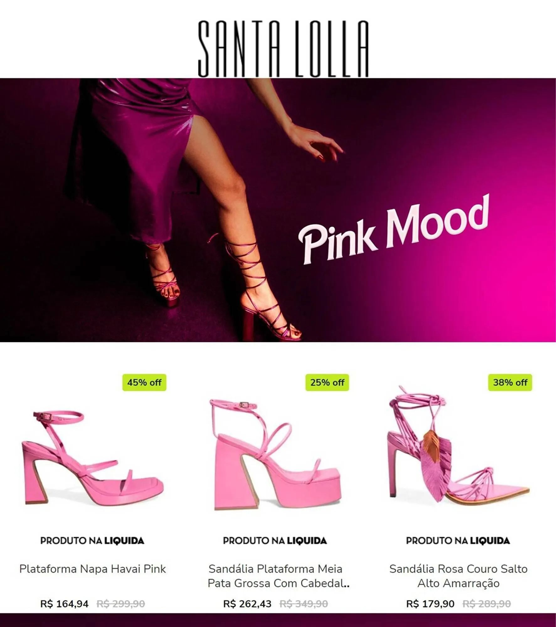 Encarte de Catálogo Santa Lolla 20 de julho até 20 de agosto 2023 - Pagina 1