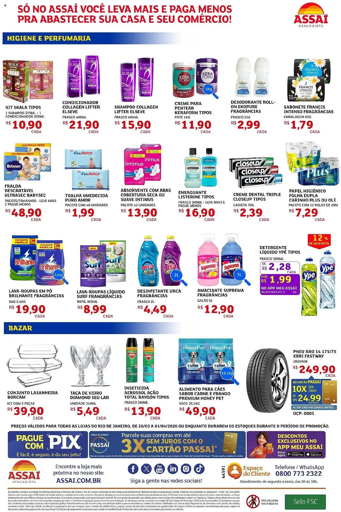 Encarte de Encarte Assaí Atacadista 26 de março até 1 de abril 2026 - Pagina 4
