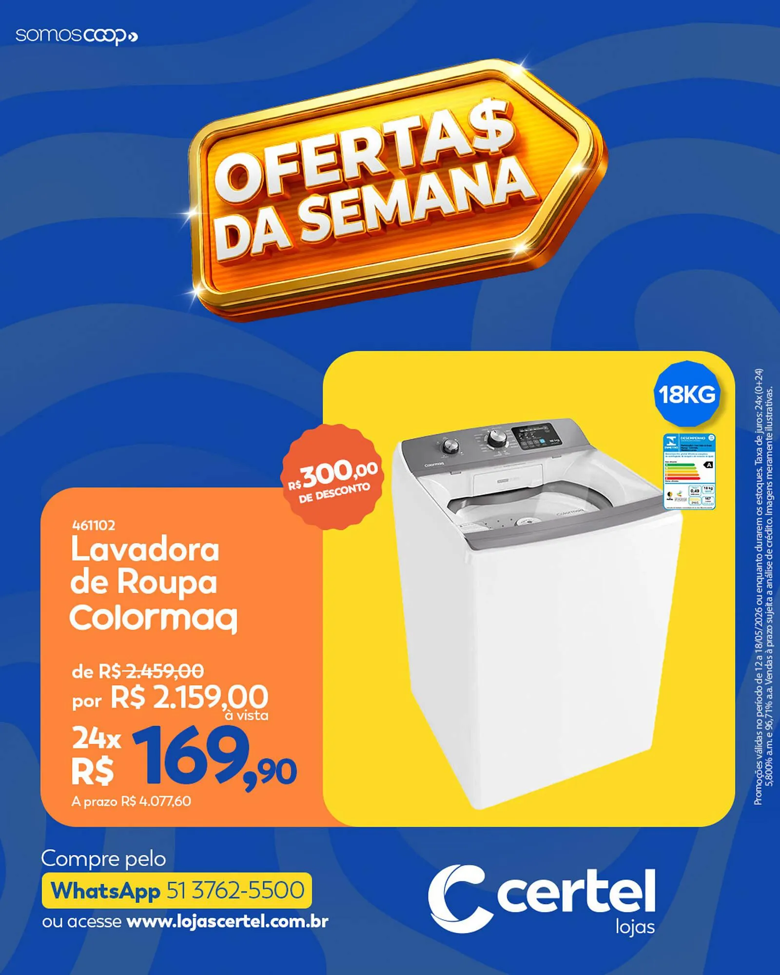 Encarte de Folheto Lojas Certel 12 de maio até 18 de maio 2026 - Pagina 2