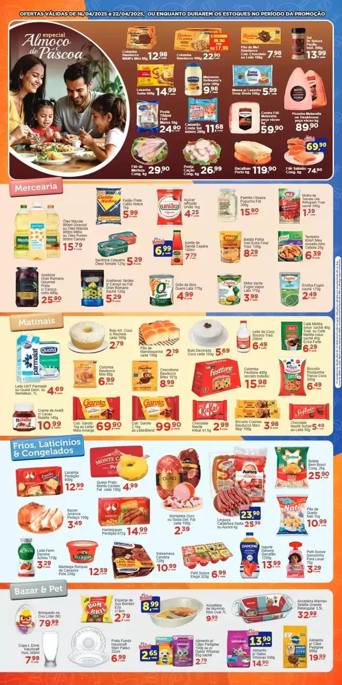 Encarte de Catálogo Rossi Supermercados 16 de abril até 22 de abril 2025 - Pagina 2