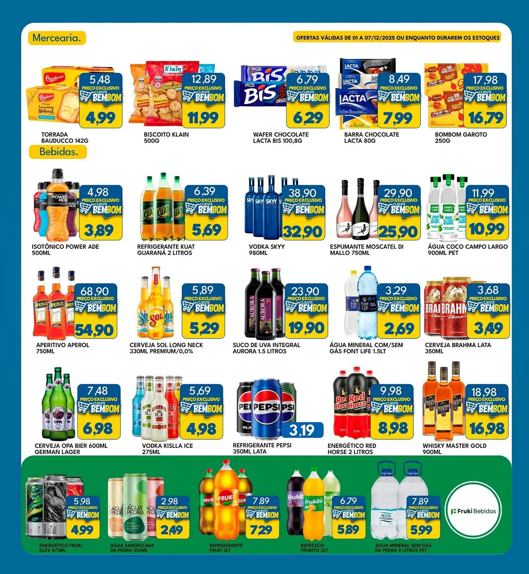 Encarte de Catálogo Rancho Bom Supermercados 1 de dezembro até 7 de dezembro 2025 - Pagina 3