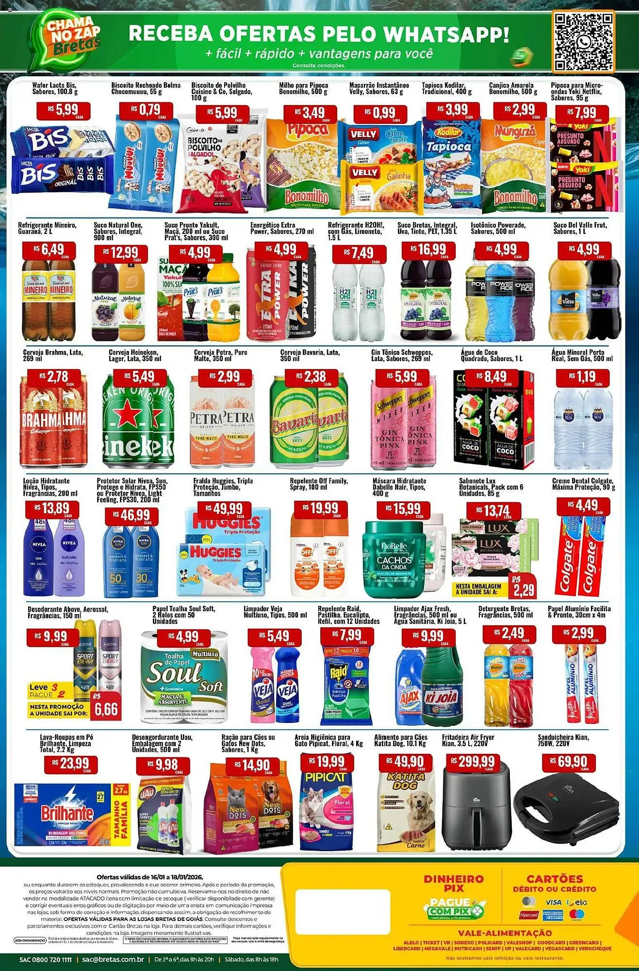 Encarte de Catálogo Supermercados Bretas 16 de janeiro até 18 de janeiro 2026 - Pagina 2