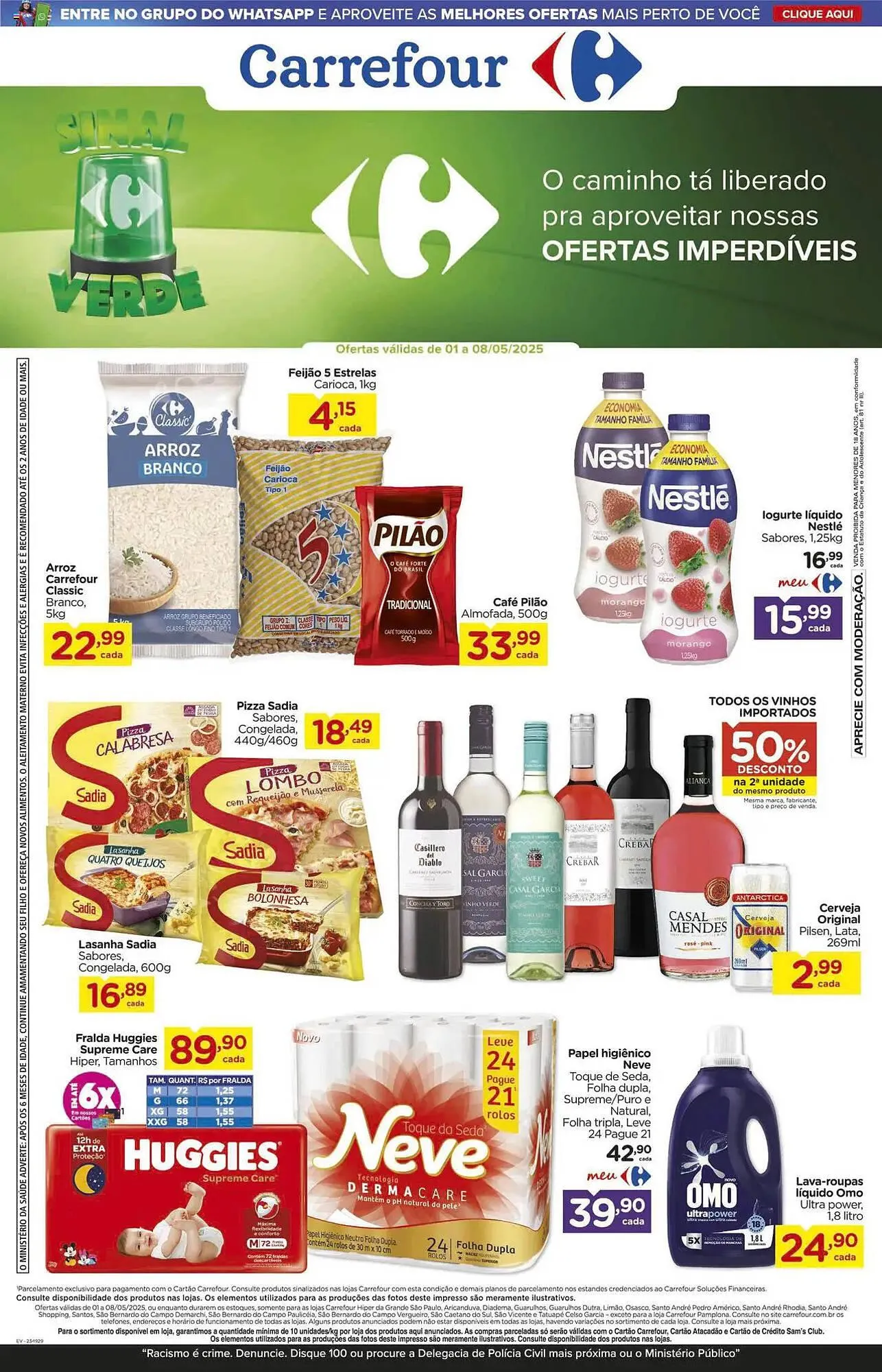Encarte de Catálogo Carrefour 1 de maio até 8 de maio 2025 - Pagina 1