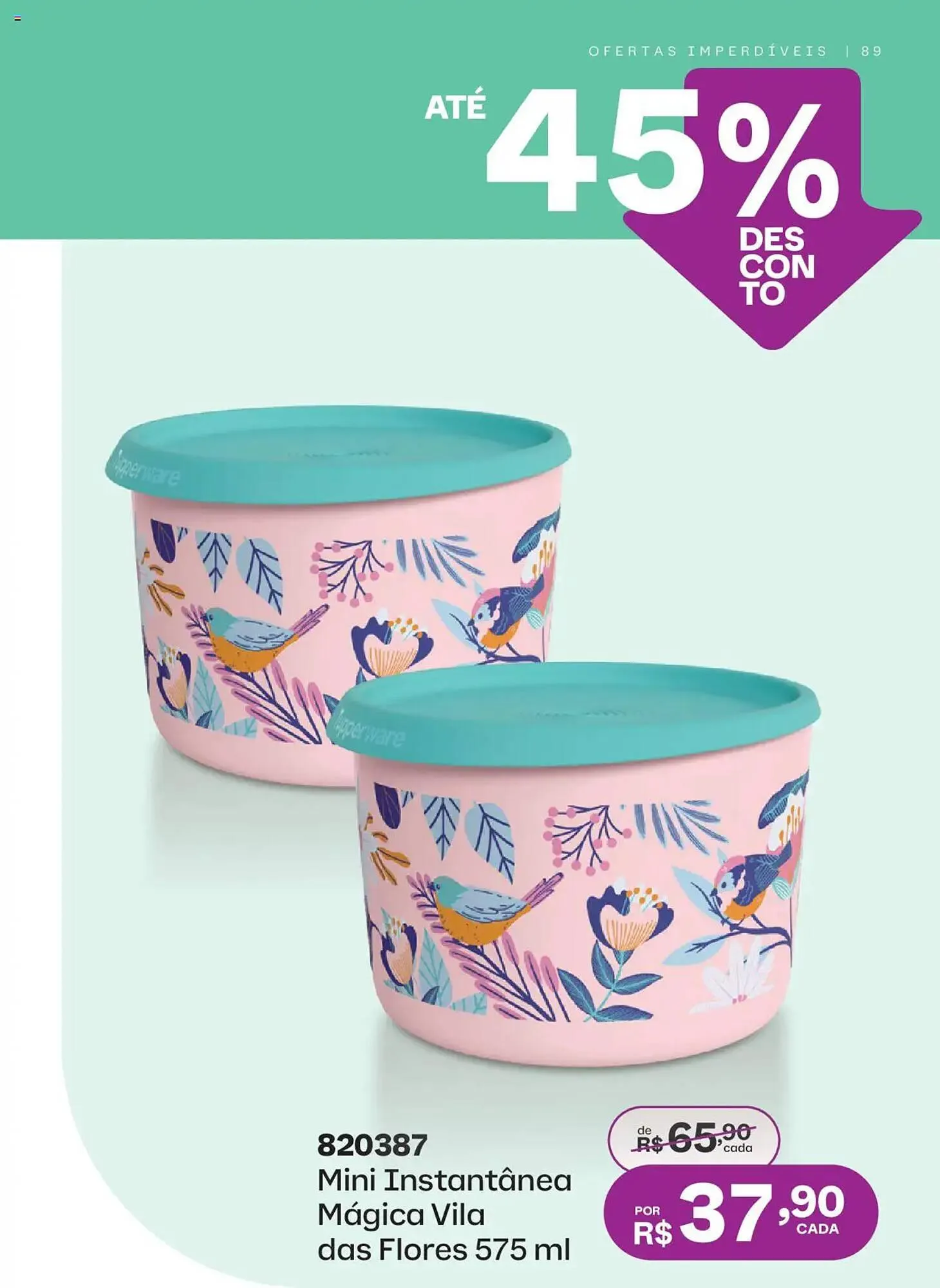 Encarte de Catálogo Tupperware 19 de maio até 16 de junho 2025 - Pagina 89
