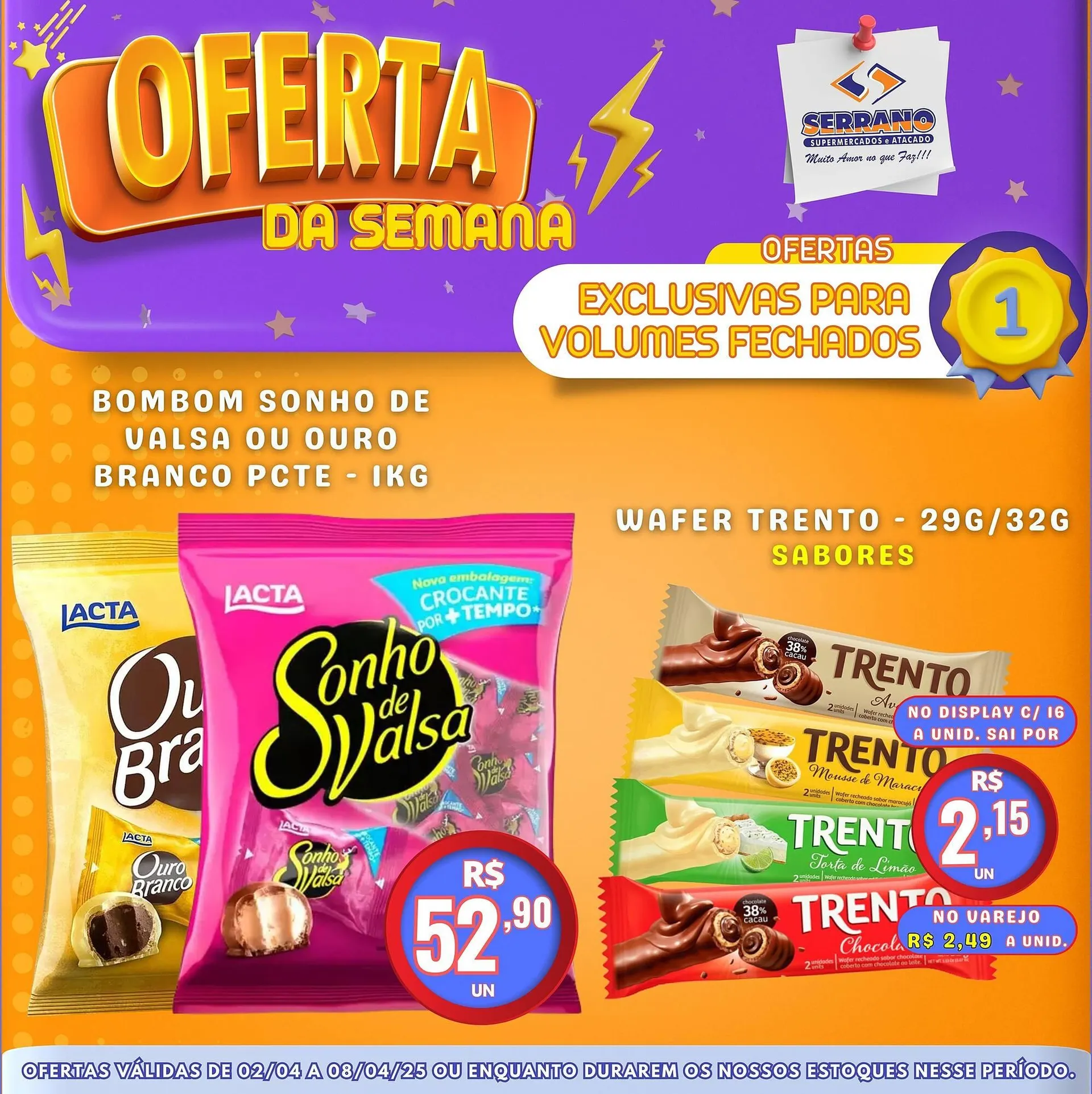 Encarte de Catálogo Serrano Supermercado 2 de abril até 8 de abril 2025 - Pagina 1