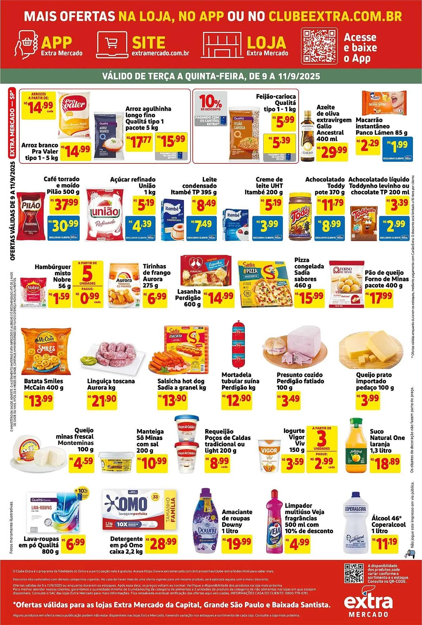 Encarte de Encarte Mercado Extra 9 de setembro até 11 de setembro 2025 - Pagina 2