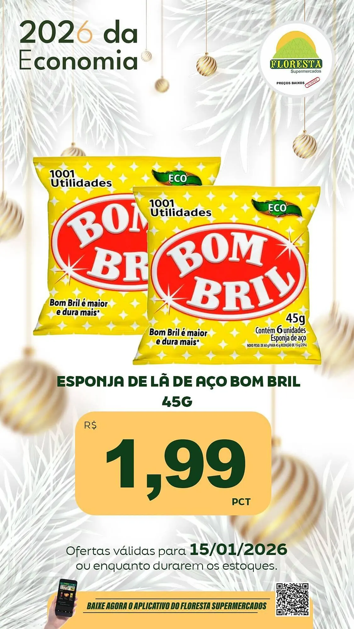 Encarte de Catálogo Floresta Supermercados 15 de janeiro até 17 de janeiro 2026 - Pagina 48