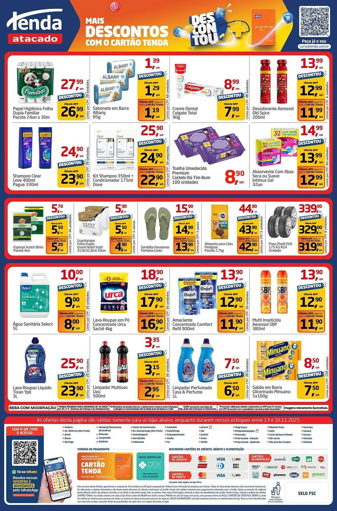 Encarte de Folheto Tenda Atacado 13 de novembro até 16 de novembro 2025 - Pagina 4