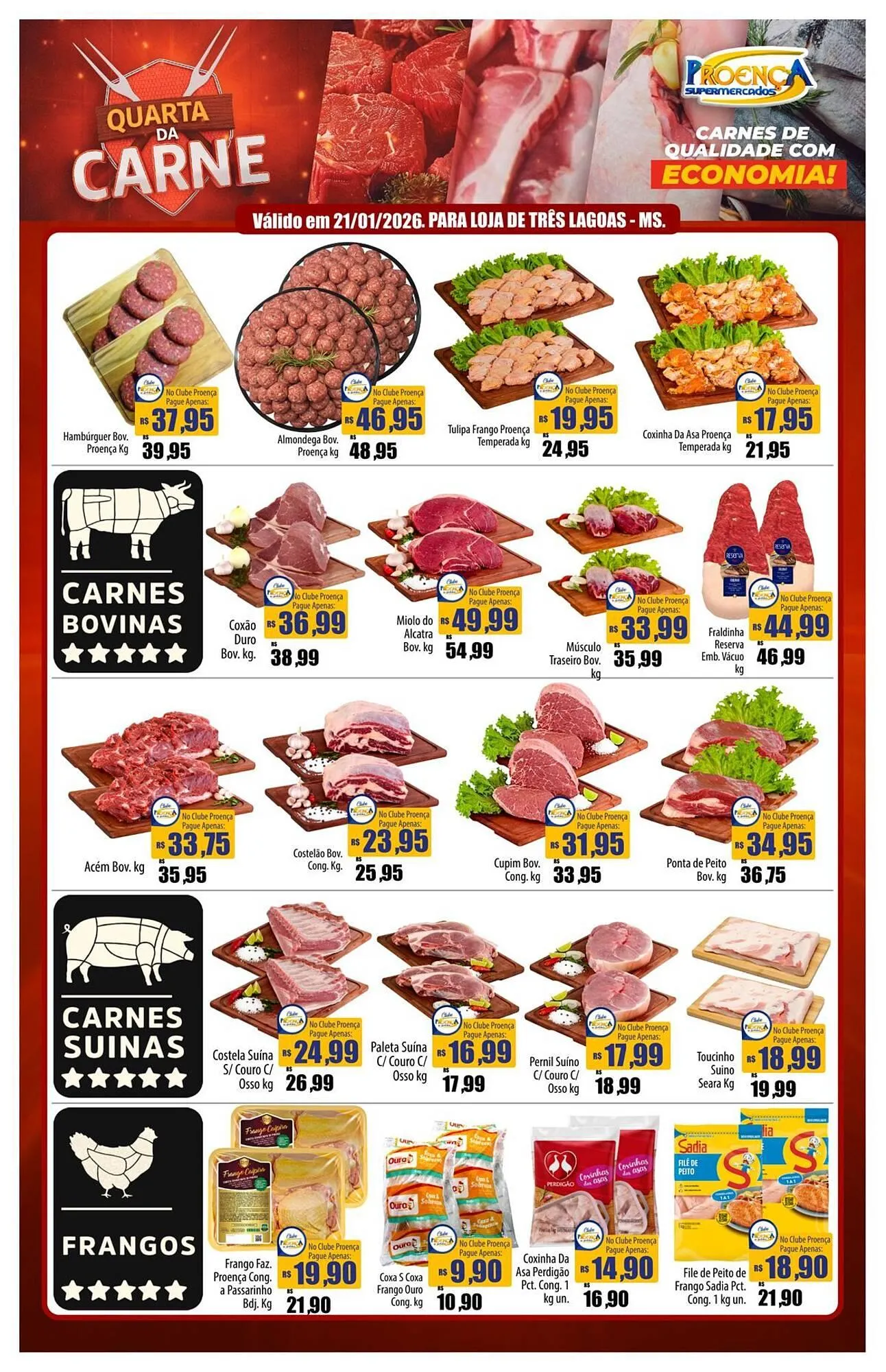 Encarte de Catálogo Proença Supermercados 21 de janeiro até 21 de janeiro 2026 - Pagina 1