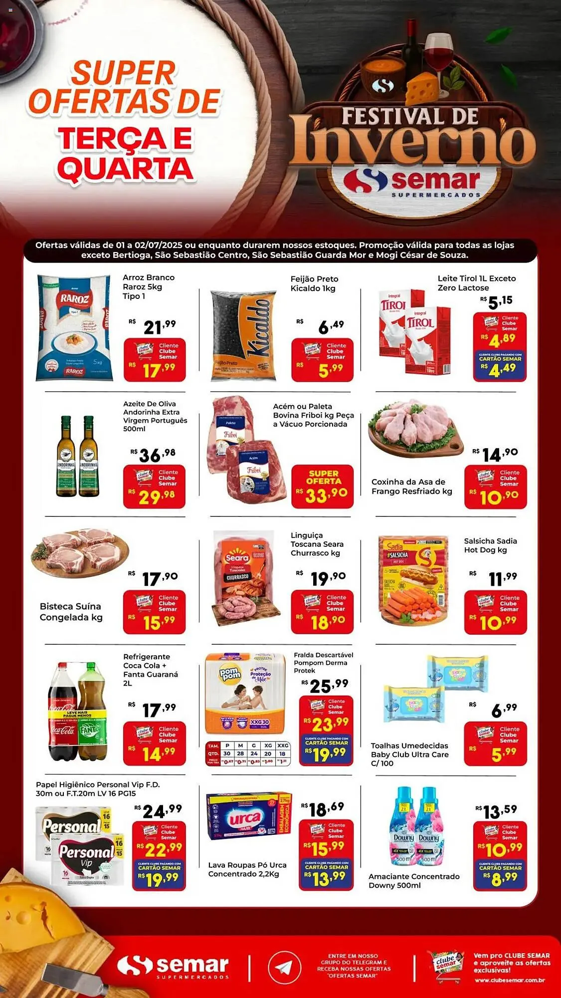 Encarte de Catálogo Semar Supermercado 1 de julho até 2 de julho 2025 - Pagina 3