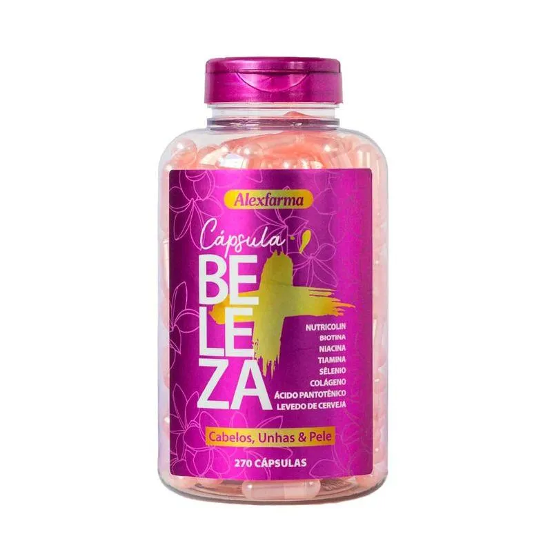 CAPSULA + BELEZA ALEXFARMA 270 CAPS