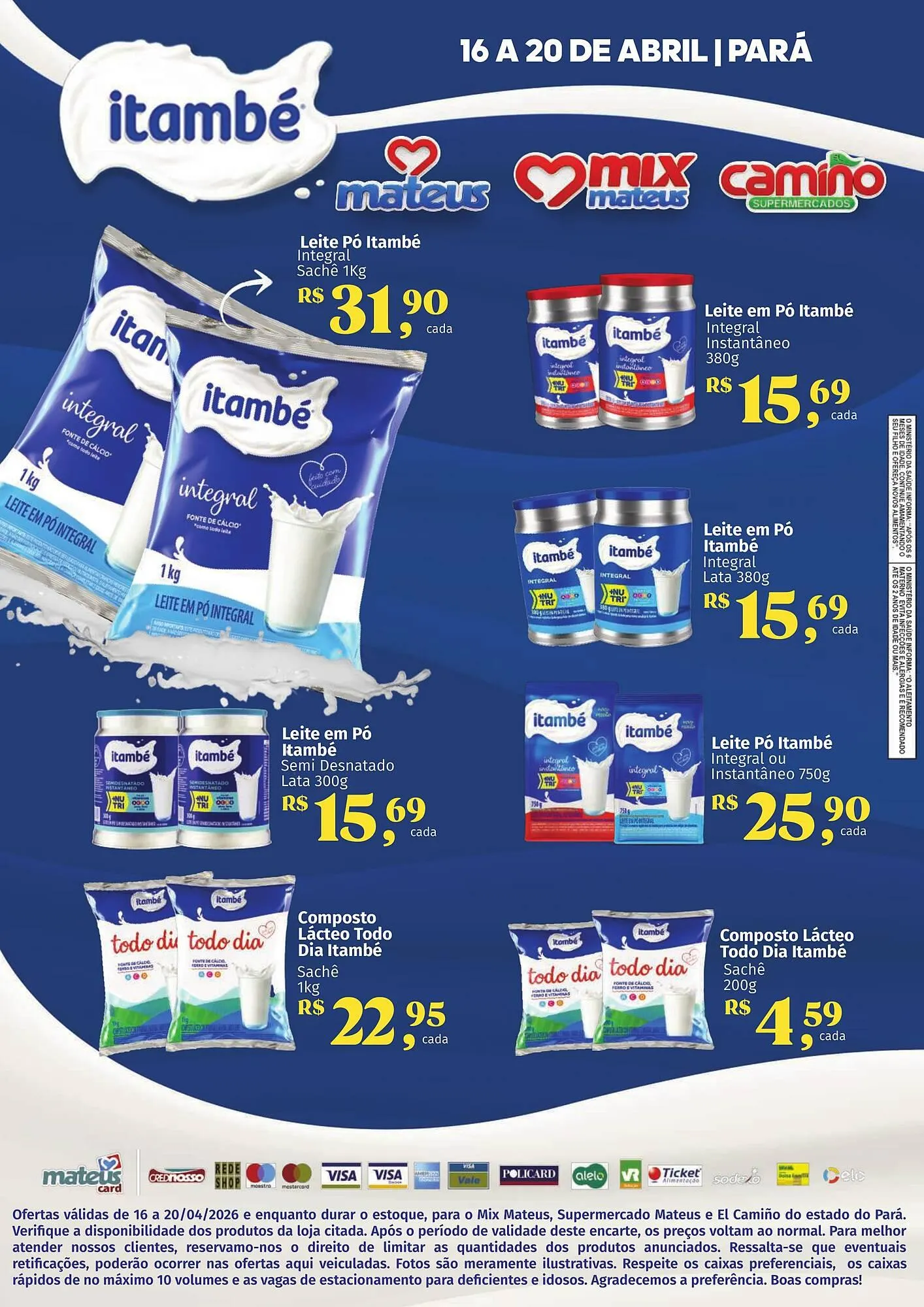 Encarte de Catálogo Camiño supermercados 16 de abril até 20 de abril 2026 - Pagina 1