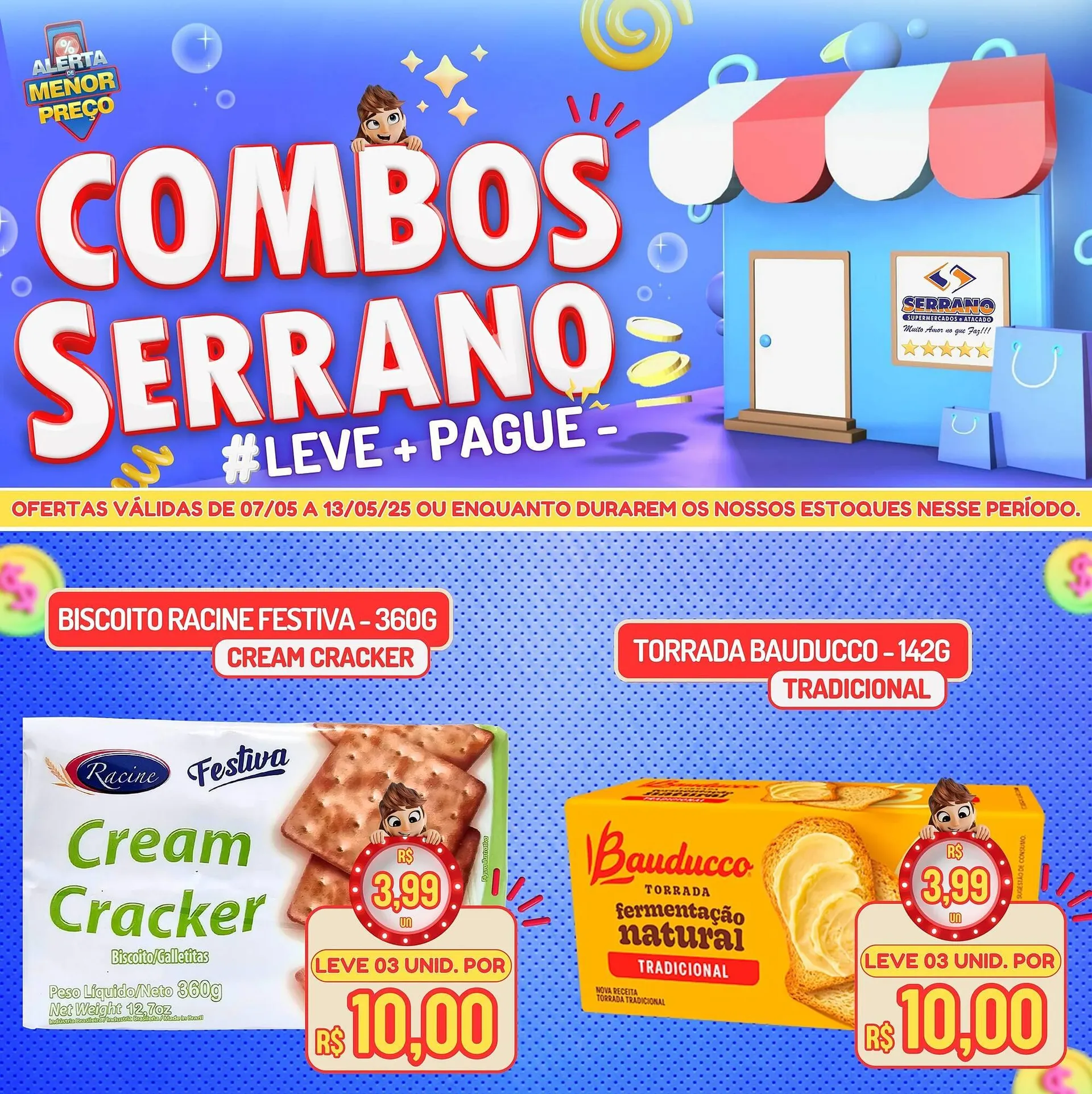 Encarte de Catálogo Serrano Supermercado 7 de maio até 13 de maio 2025 - Pagina 3