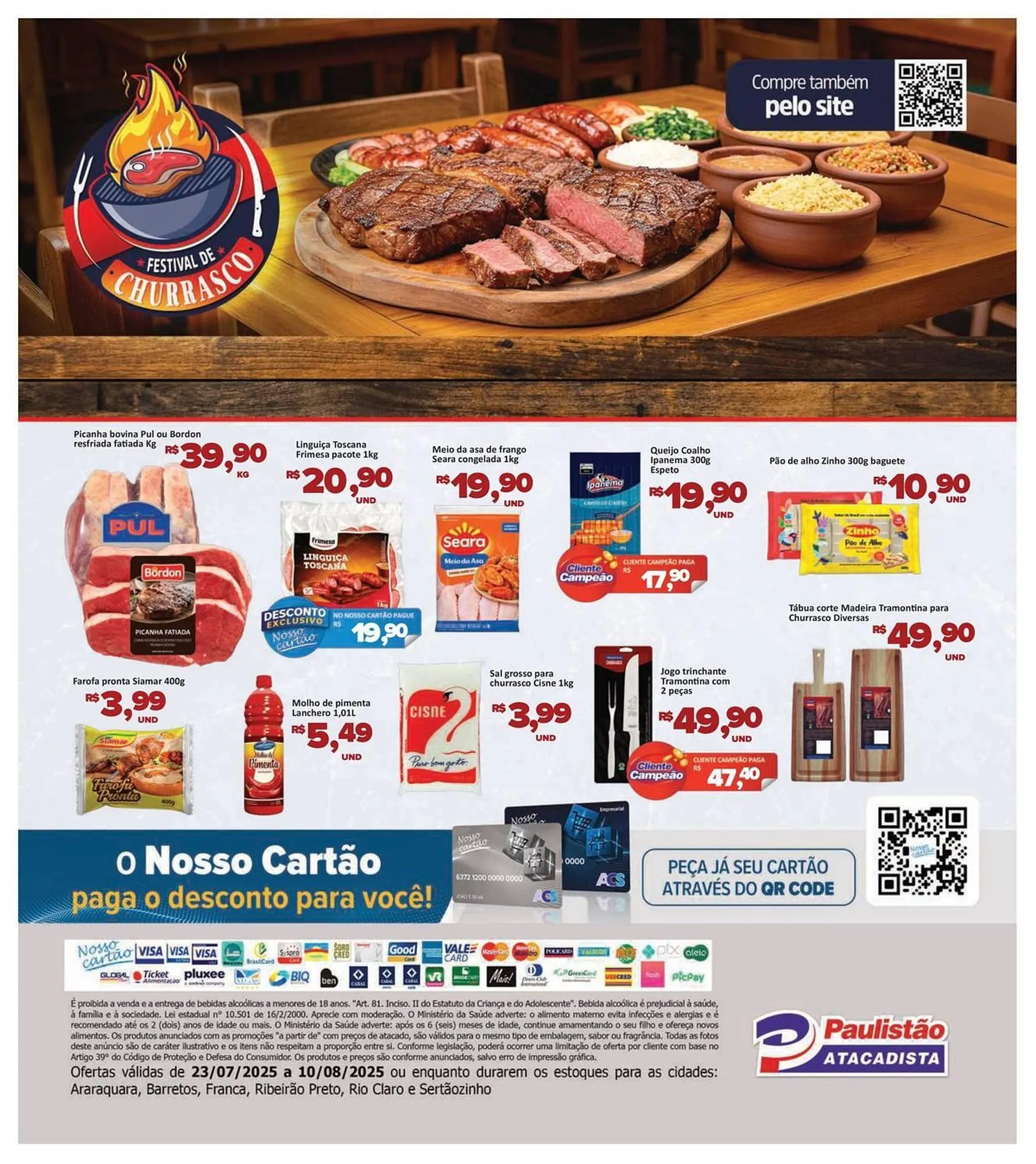 Encarte de Catálogo Paulistão Supermercados 25 de julho até 10 de agosto 2025 - Pagina 4
