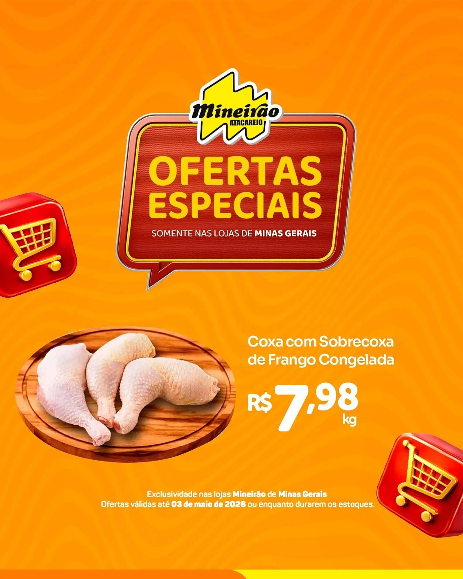 Encarte de Folheto Mineirão Atacarejo 27 de abril até 3 de maio 2026 - Pagina 2