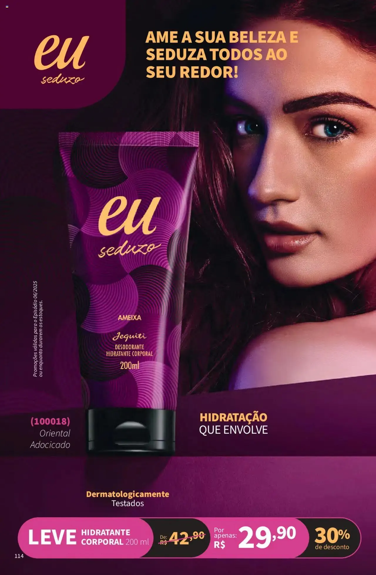 Encarte de Jequiti - Revista 06/2025 21 de abril até 16 de maio 2025 - Pagina 114