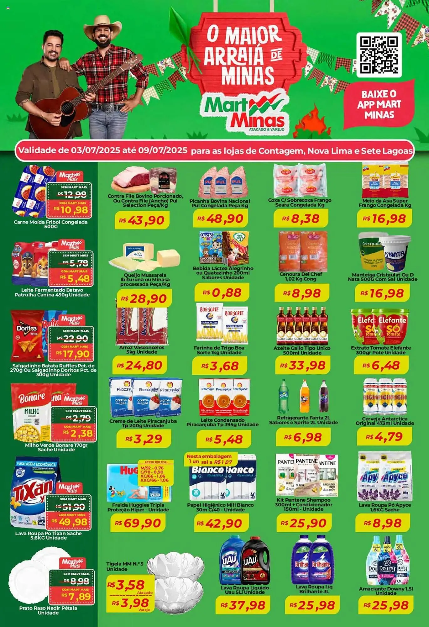 Encarte de Catálogo Mart Minas 3 de julho até 10 de julho 2025 - Pagina 1