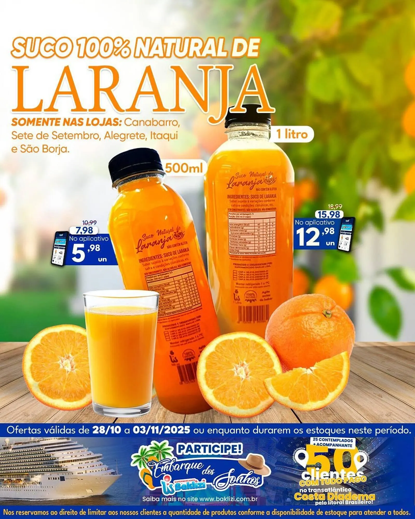 Encarte de Catálogo Supermercados Baklizi 28 de outubro até 3 de novembro 2025 - Pagina 5