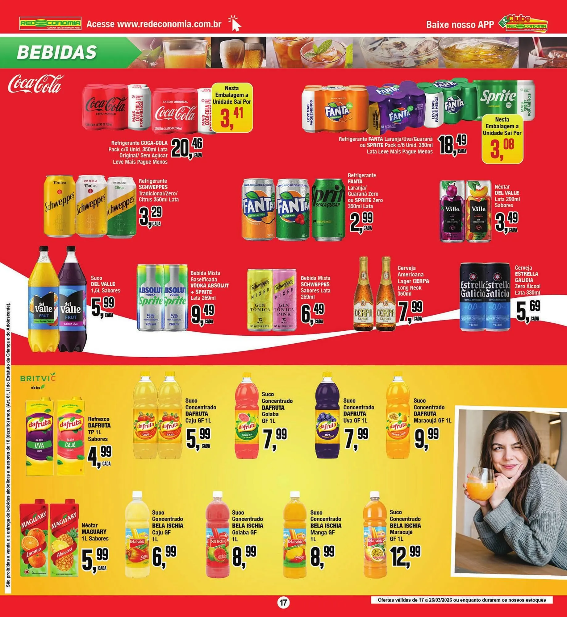 Encarte de Encarte Redeconomia 18 de março até 23 de março 2026 - Pagina 17