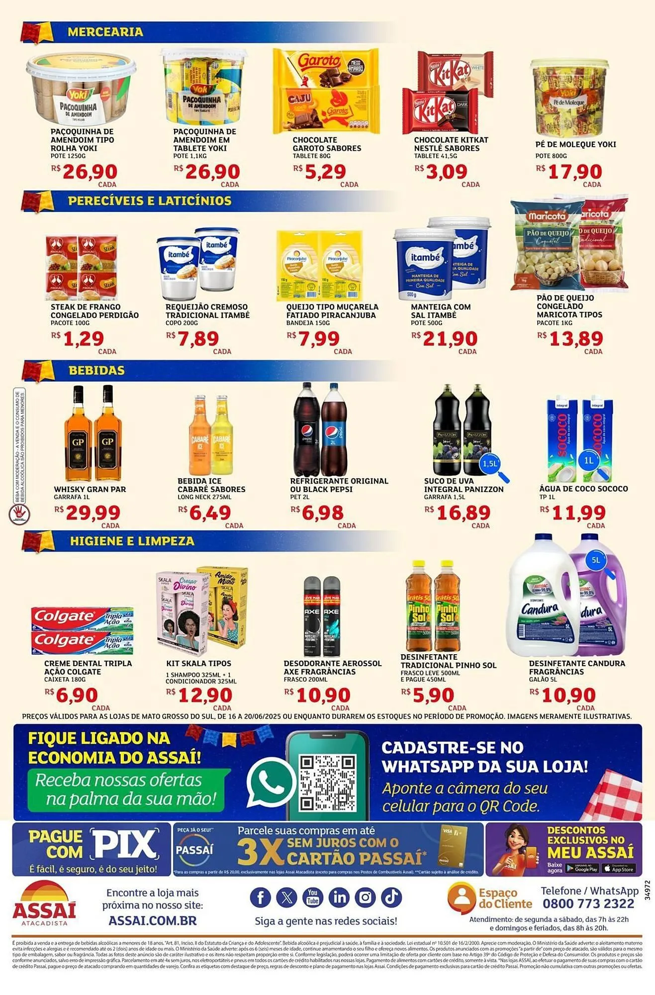 Encarte de Catálogo Assaí Atacadista 16 de junho até 20 de junho 2025 - Pagina 2
