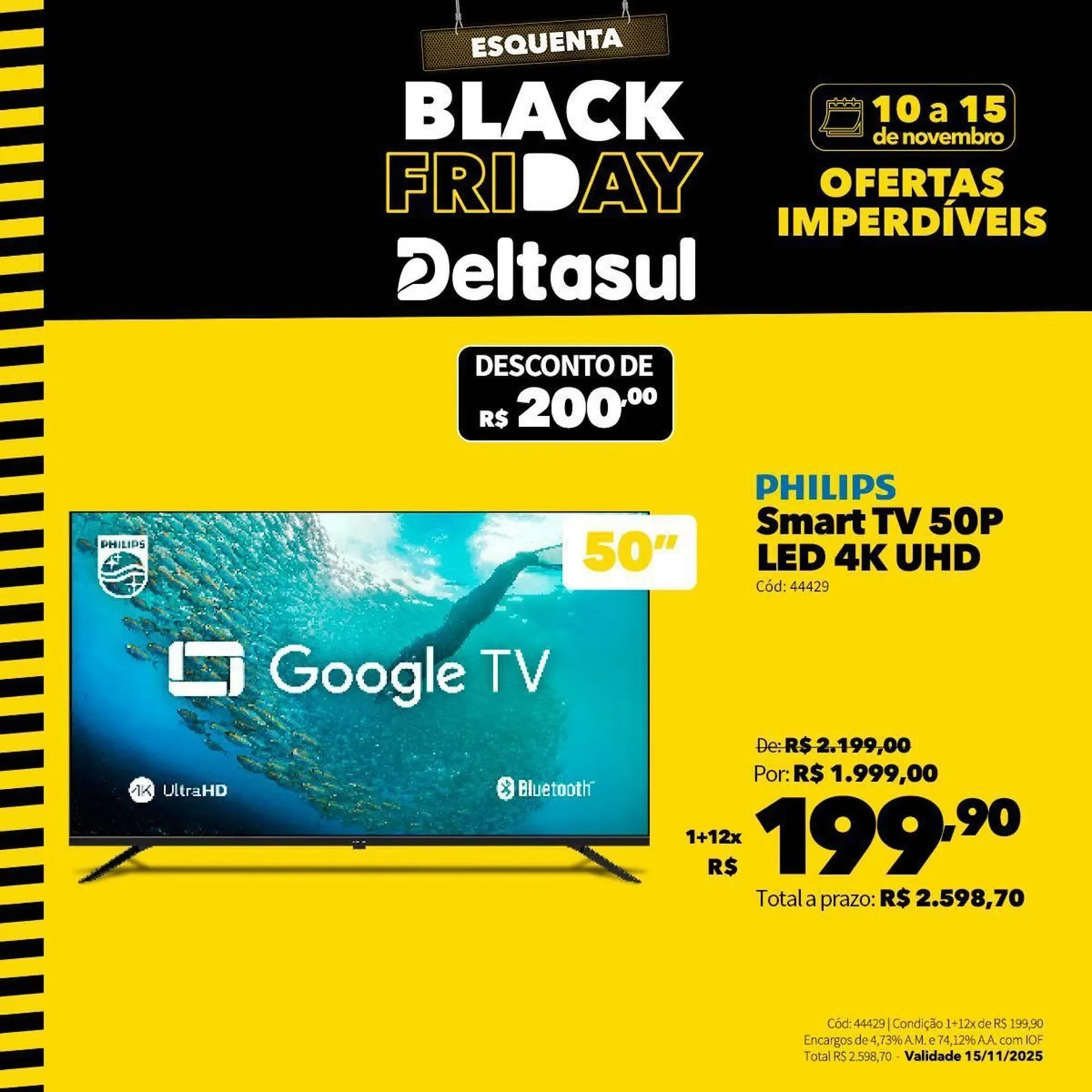 Encarte de Folheto Deltasul 10 de novembro até 15 de novembro 2025 - Pagina 1