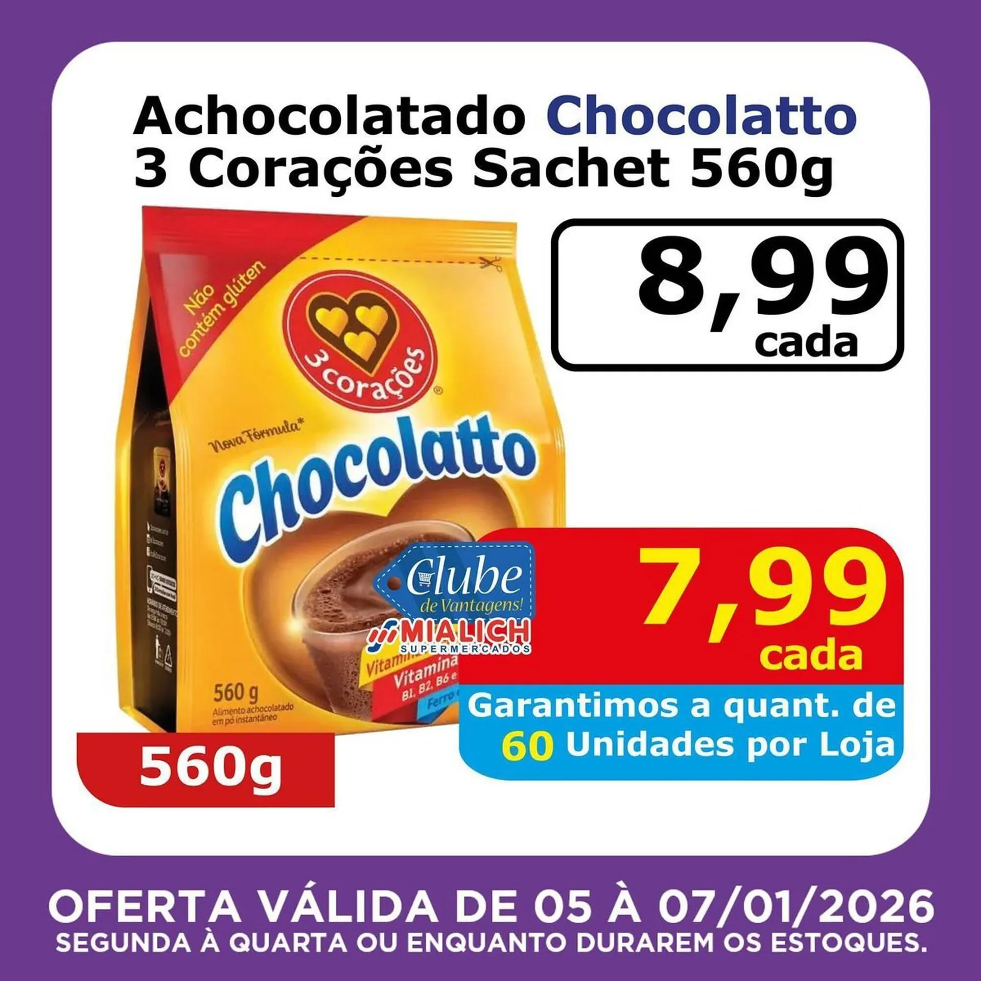 Encarte de Catálogo Mialich Supermercados 5 de janeiro até 7 de janeiro 2026 - Pagina 8
