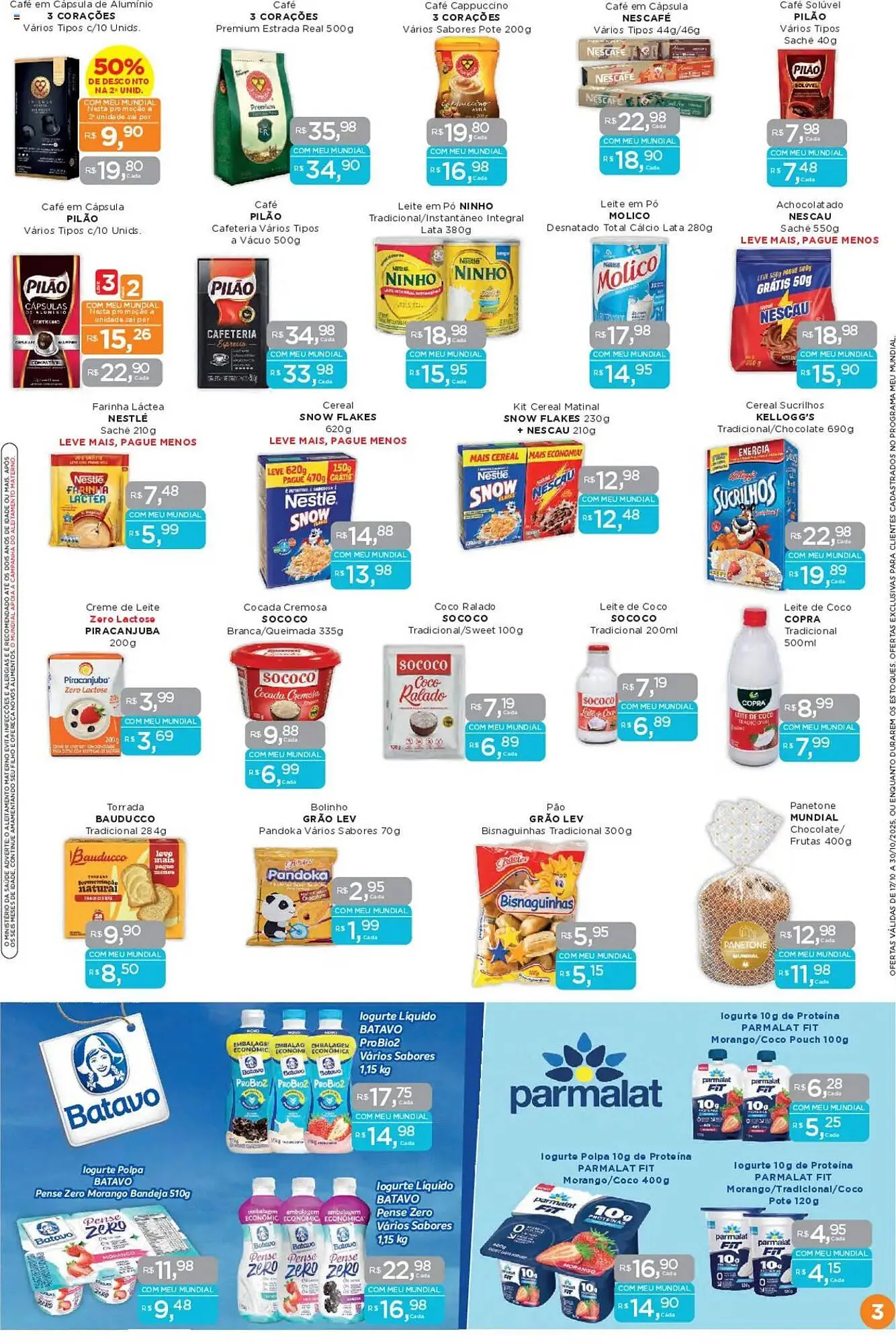 Encarte de Encarte Supermercados Mundial 17 de outubro até 30 de outubro 2025 - Pagina 3