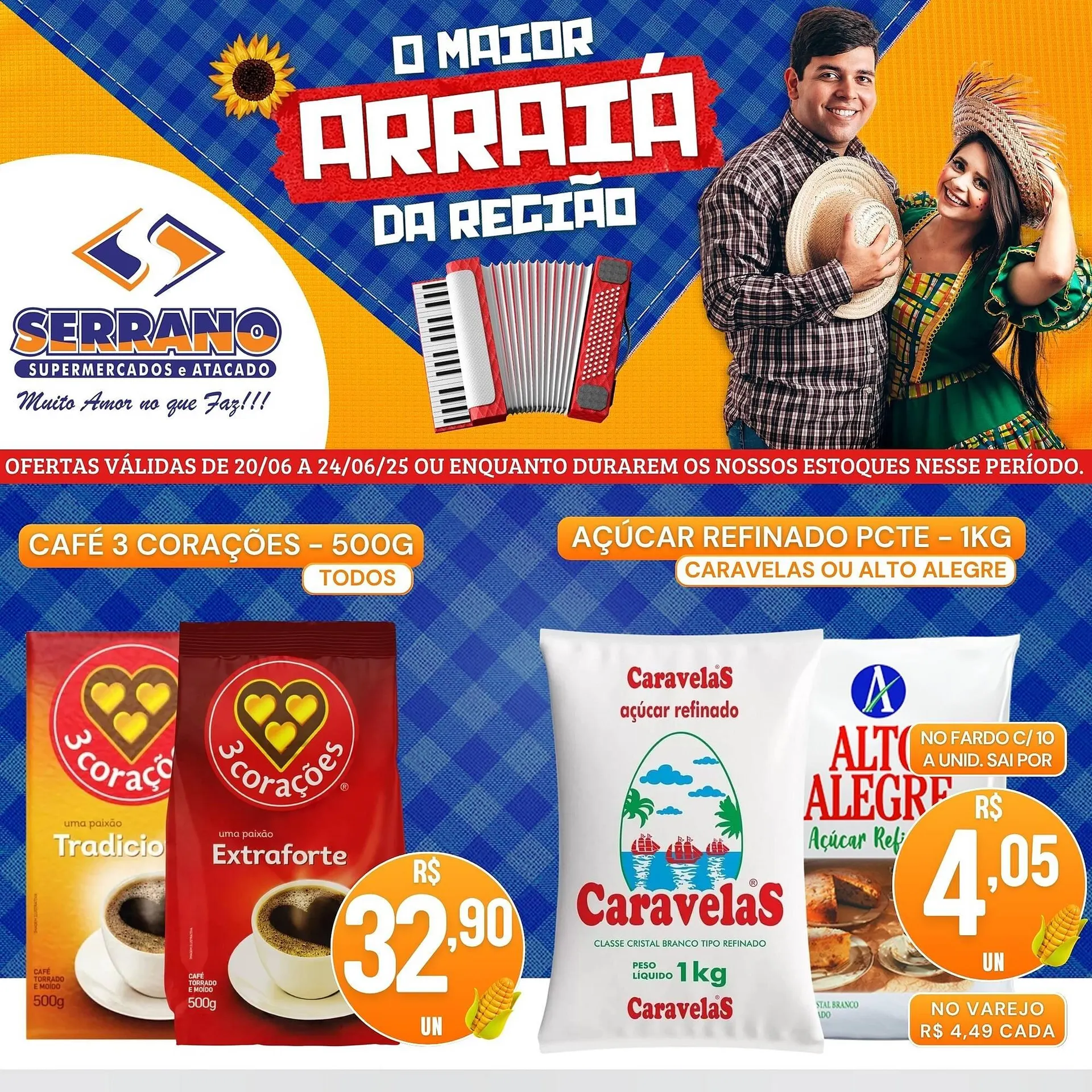 Encarte de Catálogo Serrano Supermercado 20 de junho até 24 de junho 2025 - Pagina 2