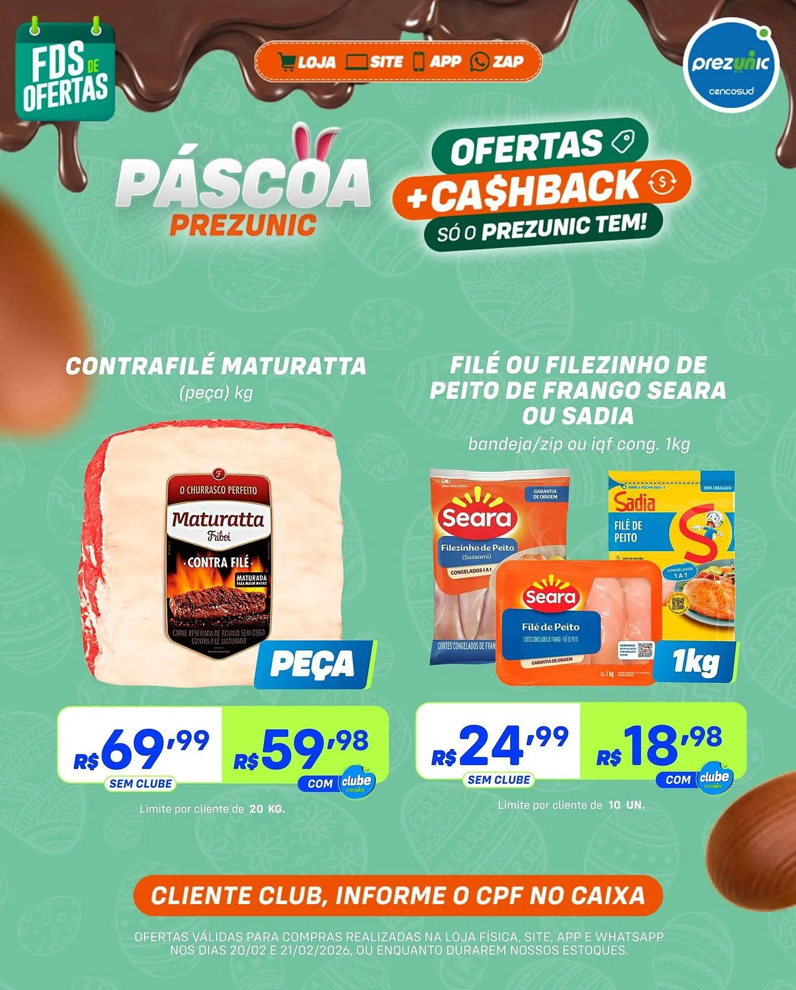 Encarte de Encarte Prezunic 20 de fevereiro até 21 de fevereiro 2026 - Pagina 2