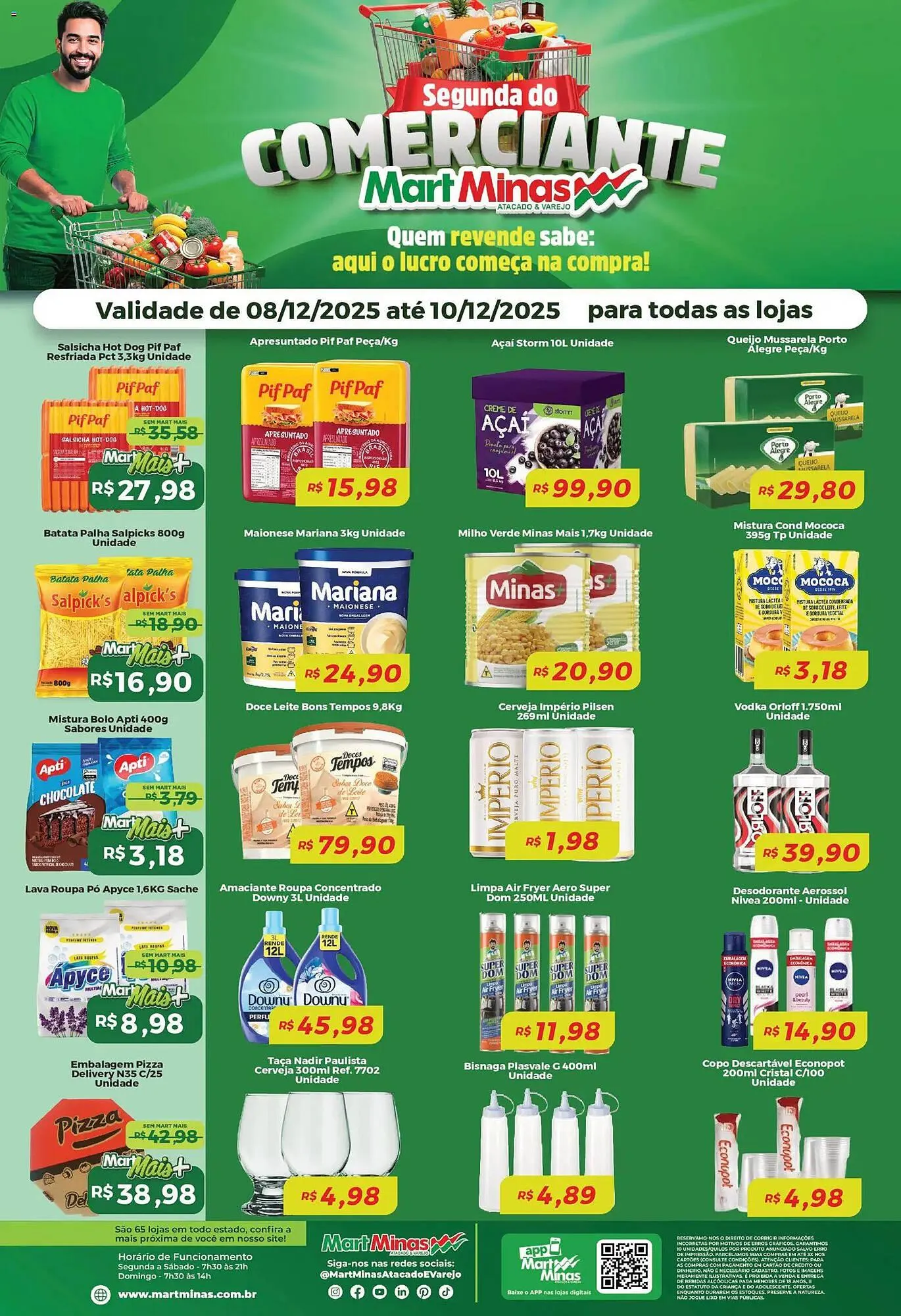 Encarte de Folheto Mart Minas 8 de dezembro até 10 de dezembro 2025 - Pagina 1