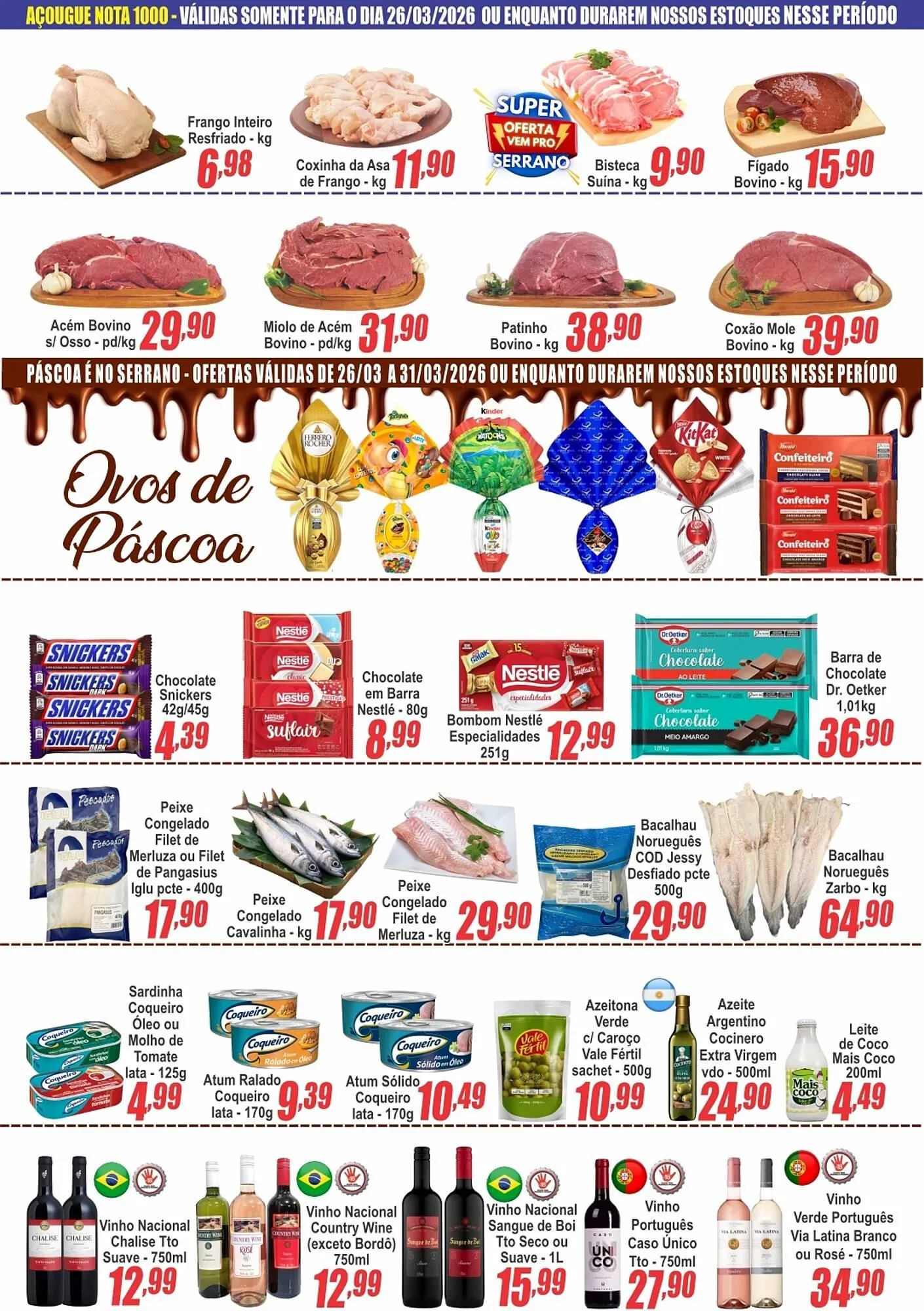 Encarte de Catálogo Serrano Supermercado 25 de março até 26 de março 2026 - Pagina 2